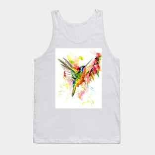 Flying Hummingbird artwork Tank Top